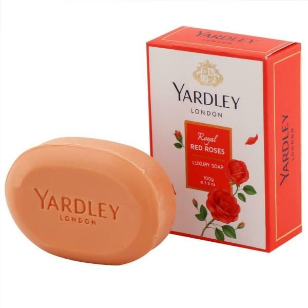 Yardley London Royal Red Roses Luxury Soap 100g - Cleanses