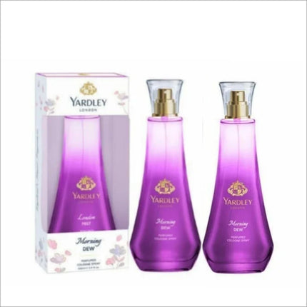 YARDLEY Morning DEW PERFUME 100 ml - PACK OF 2 50 ML -