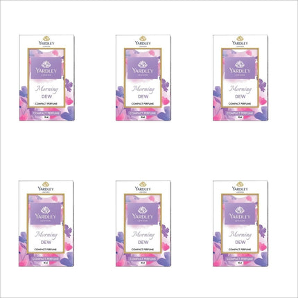 YARDLEY Morning DEW PERFUME 100 ml - PACK OF 6 18 ML -