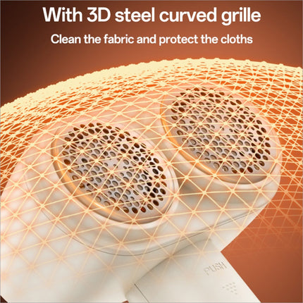 White yesido ec20 dual head fabric shaver with 3d steel curved grille and led display lint remover electric pilling machine