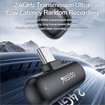 Black yesidoo kr20 ip plug high fidelity audio wireless usb adapter with green led and metallic usb-c connector