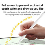 White yesido st18 ipad stylus pen with wireless charging and magnetic attachment used for drawing on touchscreen device