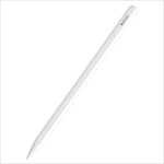 White yesido stylus pen with sleek smooth surface and tapered tip for ipad stylus pen wireless charging use
