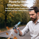 Silver yesido yf19 handheld fan with high speed dust blower for portable car and outdoor cleaning