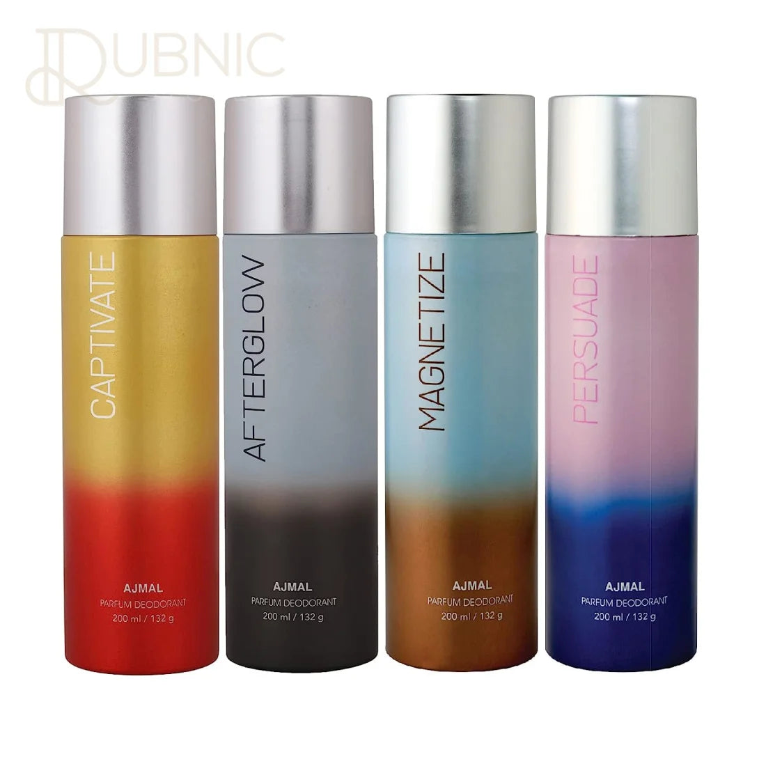 Ajmal Captivate & Afterglow & Magnetize & Persuade Deodorant