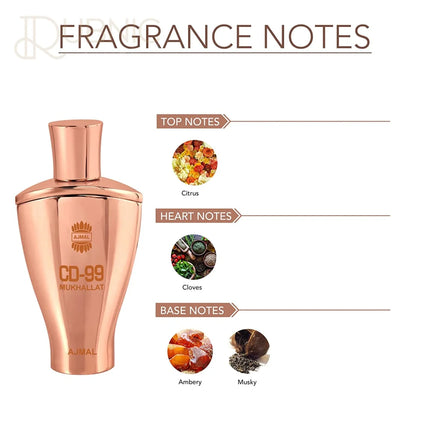 Ajmal CD 99 Mukhallat Concentrated Perfume 14ml -