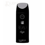 Armaf Beau Acute men's 200ml sophisticated woody aromatic deodorant body spray bottle