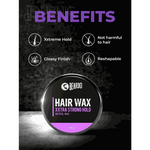 Beardo Xxtra Stronghold Hair Wax Crystal Hair Wax 50 gm -