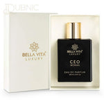 Bella Vita Organic CEO Woman Eau De Parfum 100 ml black bottle with gold cap in white luxury box