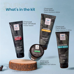Bombay Shaving Company Activated Charcoal Facial Kit - face