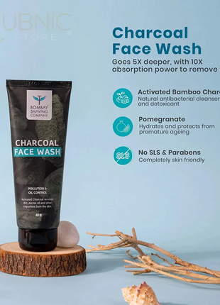 Bombay Shaving Company Activated Charcoal Facial Kit - face