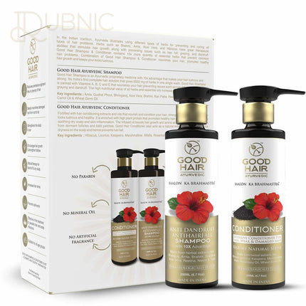 Good Hair Ayurvedic Shampoo+Conditioner - SHAMPOO