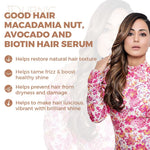 Good Hair Macadamia Nut Avocado Biotin Organic Hair Serum -