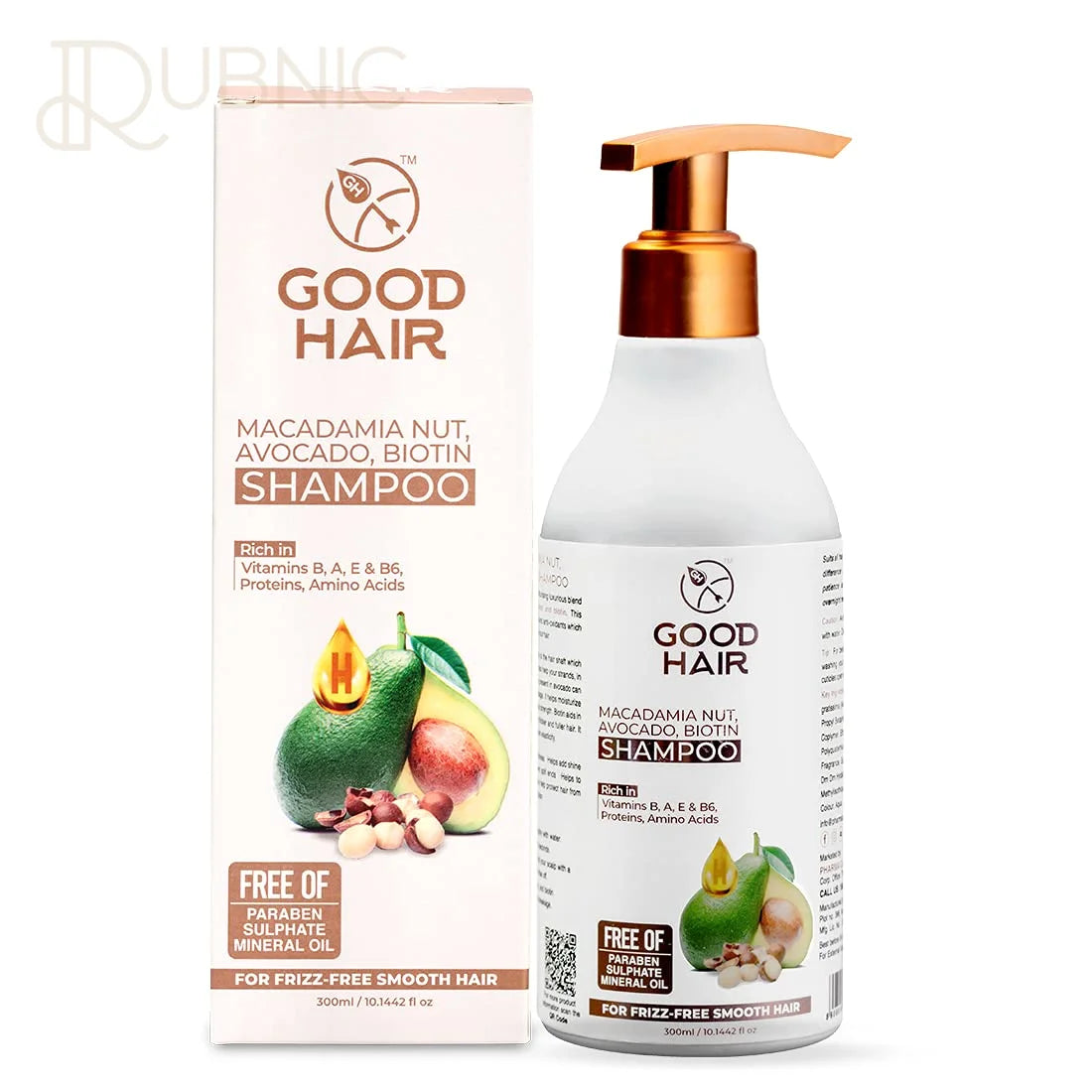 Good Hair Macadamia Nut Avocado Biotin Organic Hair Shampoo