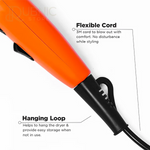 Ikonic Me Ultralight 2000 Hair Dryer - Orange - HAIR DRYER