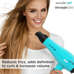 Ikonic Me Ultralight 2000 Hair Dryer - Teal - HAIR DRYER