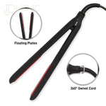 IKONIC S3+ Ceramic Hair Straightener (Black & Red) - Hair