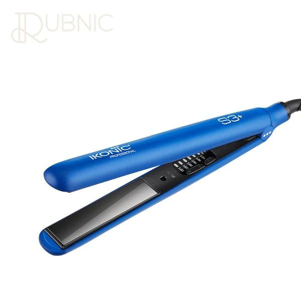 IKONIC S3+ Ceramic Hair Straightener (Blue & Black) - Hair