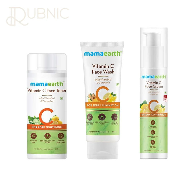 Mamaearth Vitamin C Skincare Facial Kit (Vitamin C - Face