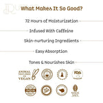 mCaffeine Body Butter for Dry Skin for Women & Men (250gm) -