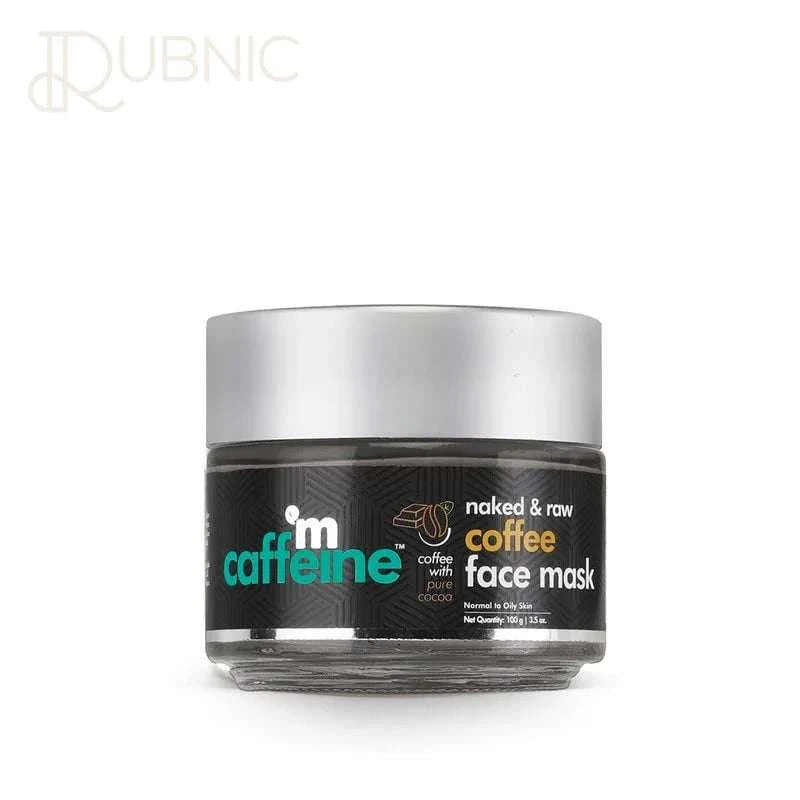 mCaffeine Coffee De-Tan Face Pack Mask 100g jar for detoxifying and toning skin