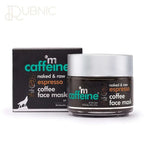 mCaffeine Exfoliating Espresso Coffee Face Mask 100g jar with packaging for deep cleansing and brightening