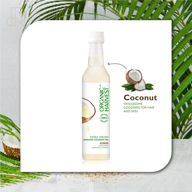 Organic Harvest Cold Pressed Extra Virgin Coconut Oil 500 ml
