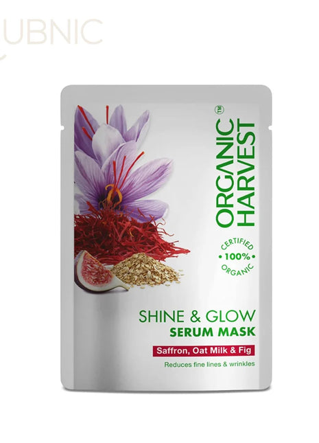 Organic Harvest Shine & Glow Face Sheet Mask 20 g - SHEET