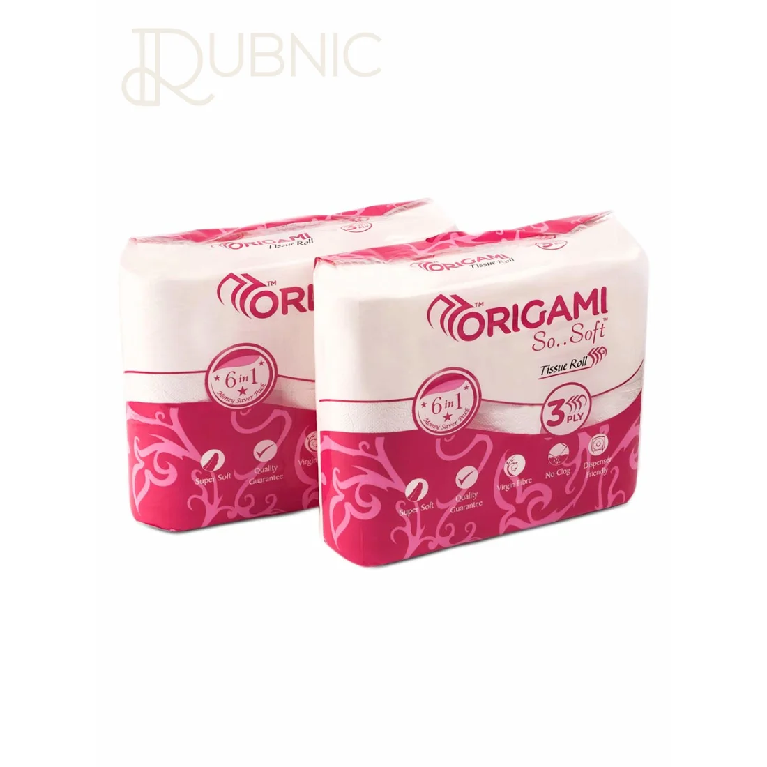 Origami So Soft 3 Ply Toilet Paper 160 Pulls 6 in 1 Pack
