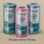 Origami So Soft NonWoven Washable Kitchen Wipes 2 Rolls 80