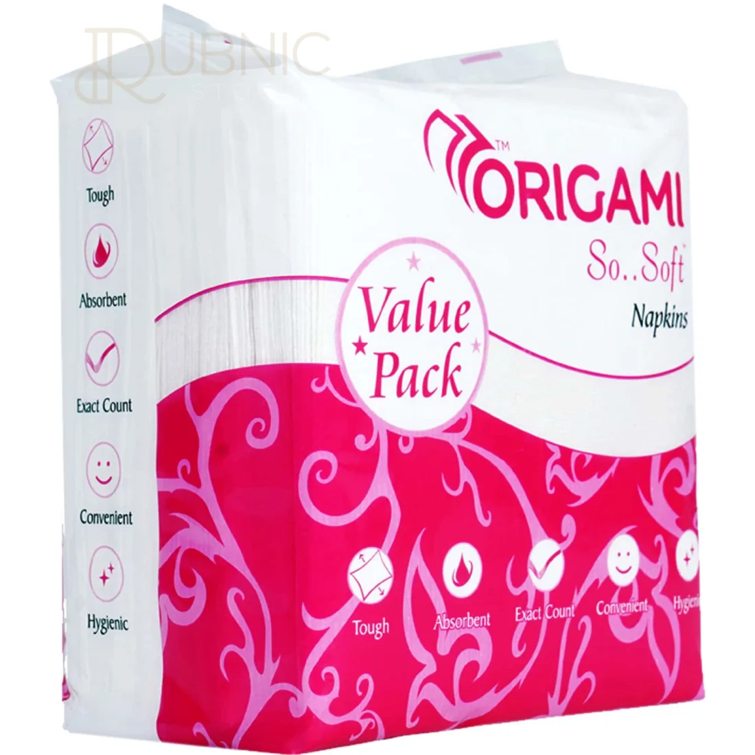 Origami So Soft Tissue Napkins Value Pack 100 Napkins -