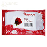 Origami Wet Wipes Wet Tissue 25 Pulls Pack of 5 - TISSUE