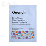 Quench Botanics Birch Please Sheet Mask for intense hydration with birch juice and sea buckthorn