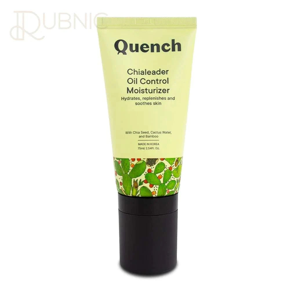 Quench Botanics Chialeader Oil Control Moisturizer tube with cactus design and black cap