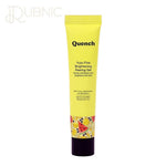 Quench Botanics Yuzu Fine Brightening Peeling Gel tube with yellow packaging and fruit illustrations