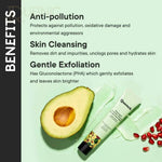 Quench Bravocado Pollution Rescue Cream Face Wash 100ml -