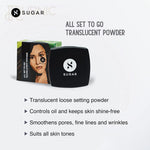SUGAR Cosmetics All Set To Go Translucent Powder -