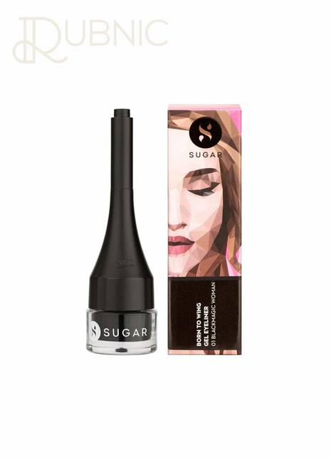 SUGAR Cosmetics Born To Wing Gel Eyeliner - 01 Blackmagic