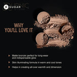 SUGAR Cosmetics Contour De Force Mini Bronzer - BRONZER