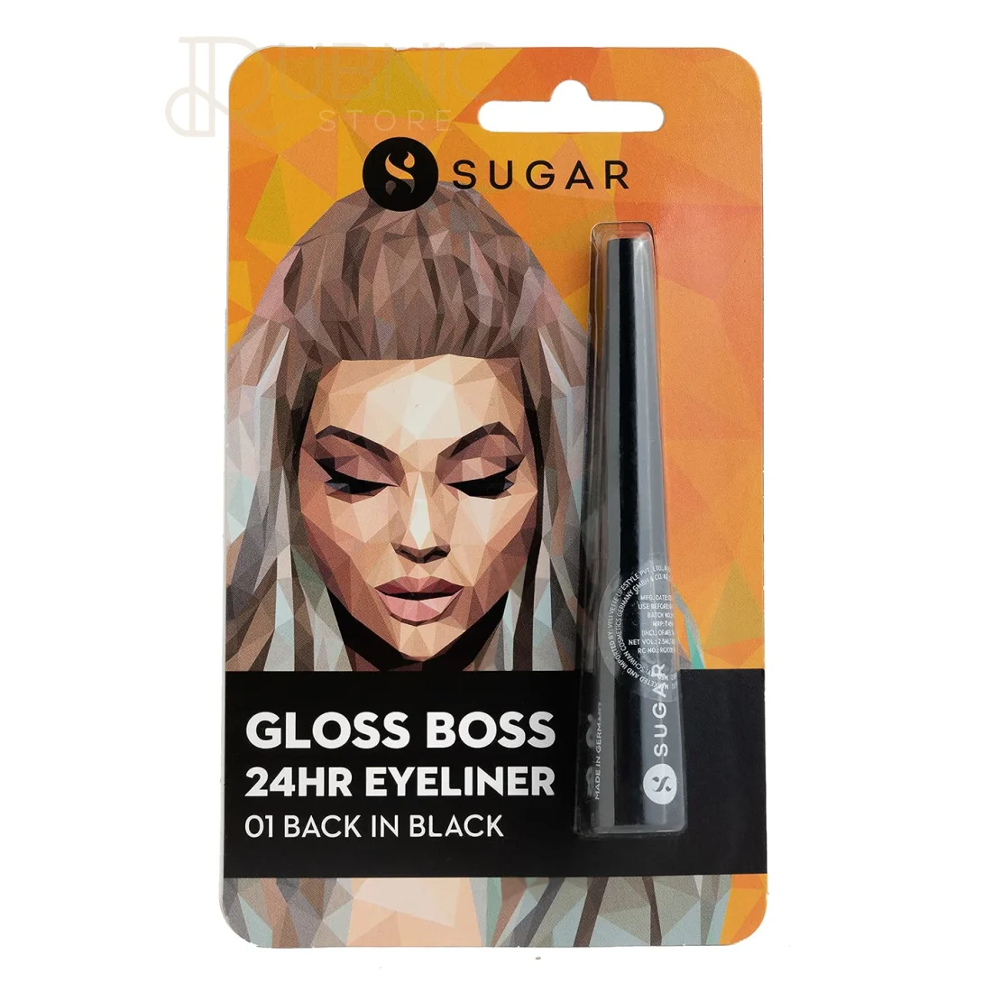SUGAR Cosmetics Gloss Boss 24HR Eyeliner 01 Back In Black