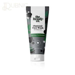 The Beauty Co. Charcoal Face Wash tube with Salicylic Acid and green tea for all skin types, 100ml, detoxifying and pore minimizing.