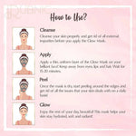 The Beauty Co. Glitter Glow Mask (Glow_Mask_Green Tea _Aloe