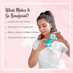 The Beauty Co. Glitter Glow Mask (Glow_Mask_Green Tea _Aloe