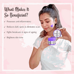 The Beauty Co. Glitter Glow Mask (Glow Mask (Lavender