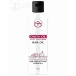 The Beauty Co. Onion & Fenugreek Hair Oil bottle for hair strengthening and healthy growth, 200ml