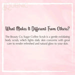The Beauty Co. Sugar Coffee Scrub For Face & Body 100 gm -