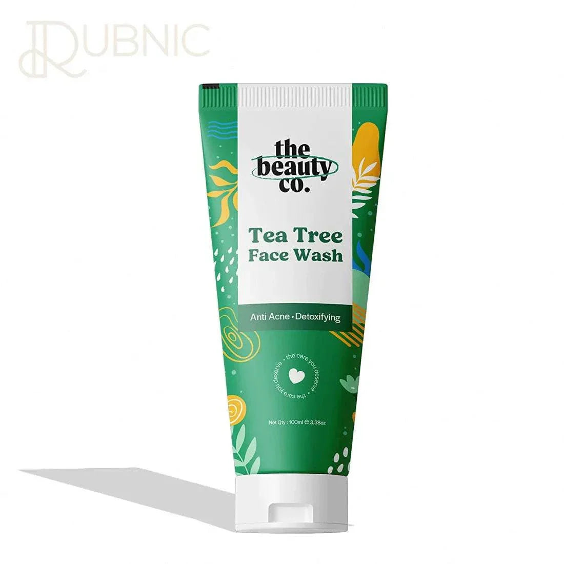 The Beauty Co. Tea Tree Face Wash 100ml for acne control and detoxifying skin care